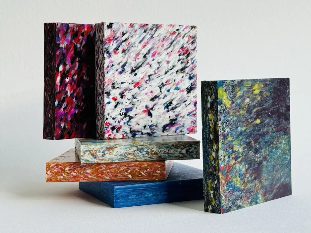 Recycled plastic panel 4