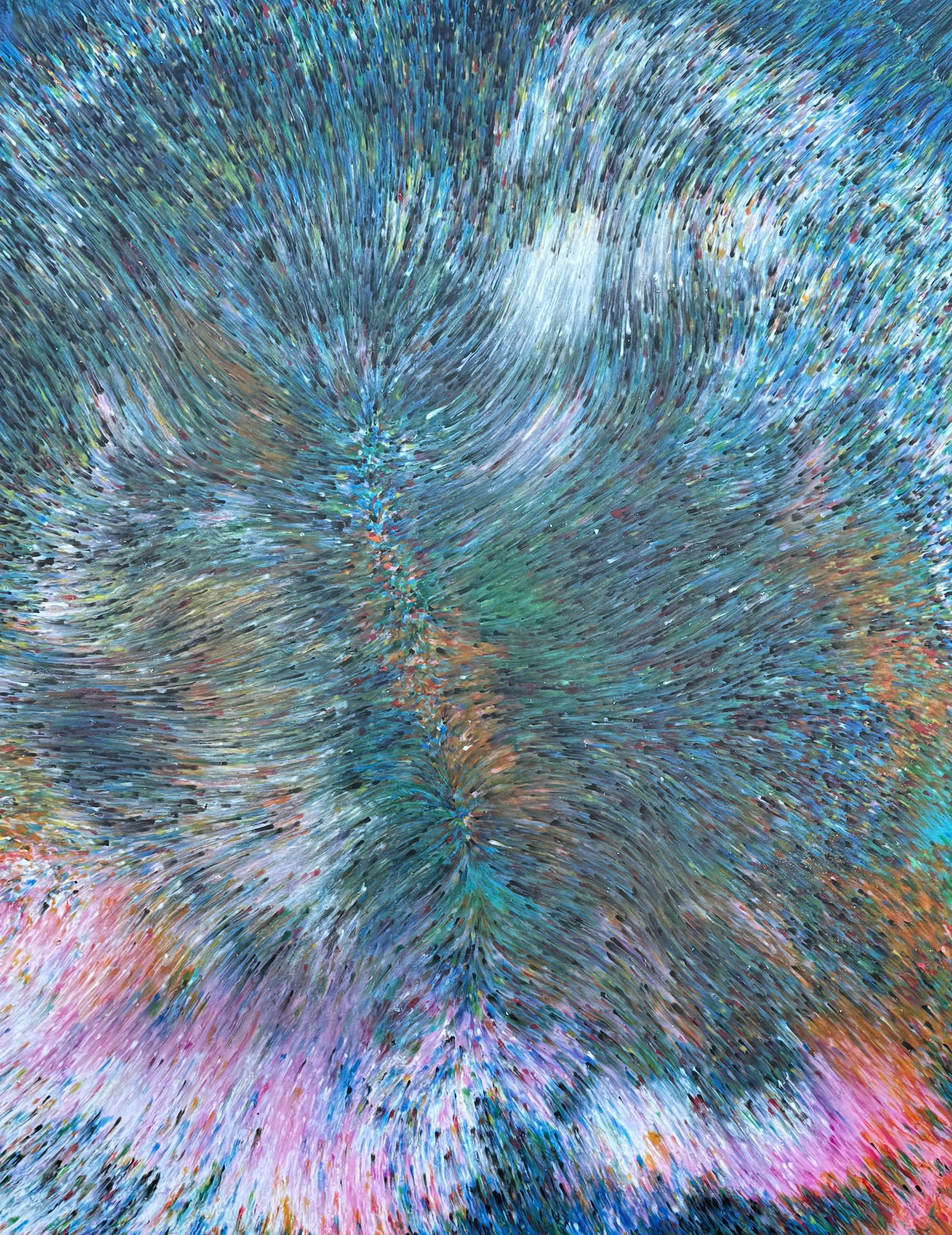 Recycled plastic sheet texture